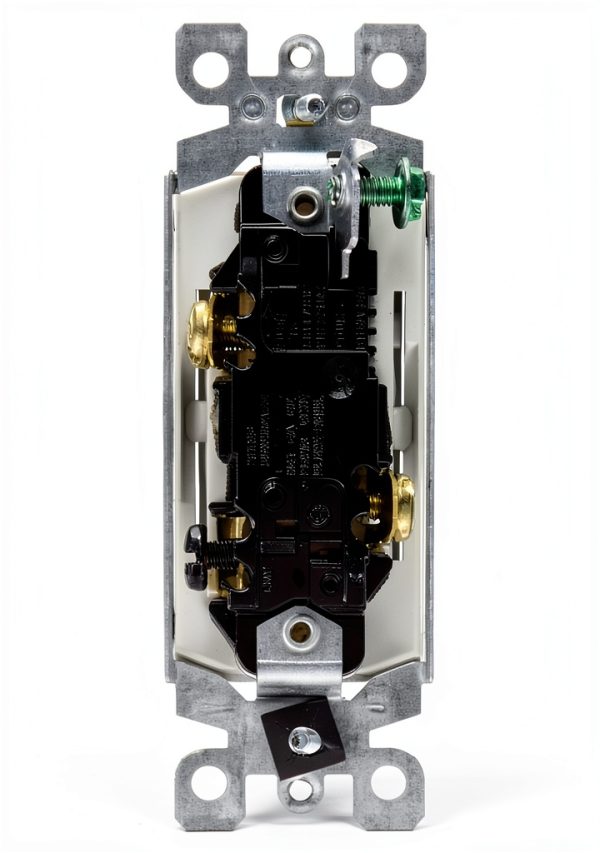 Leviton Decora Rocker Switch Single Pole 15A Push In Wiring-1