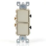 Decora Light Switch 120V Rocker Durable Home Electrical-0