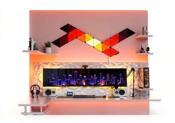 Nanoleaf Shapes Ultra Black Triangles Smart Lighting Kit-4