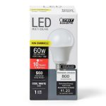 FEIT ELECTRIC A19 LED Bulb Cool White 60W Equivalent-0