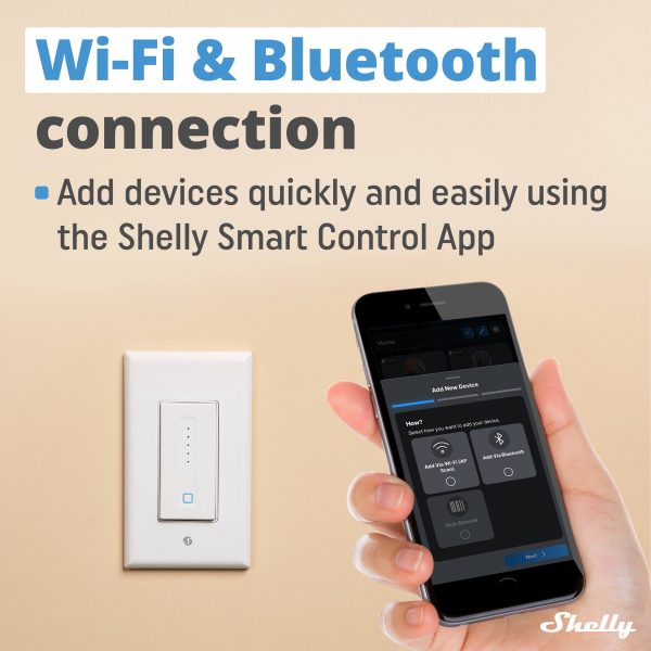 Shelly Plus Wall Dimmer Wi-Fi Smart Lighting Control-4