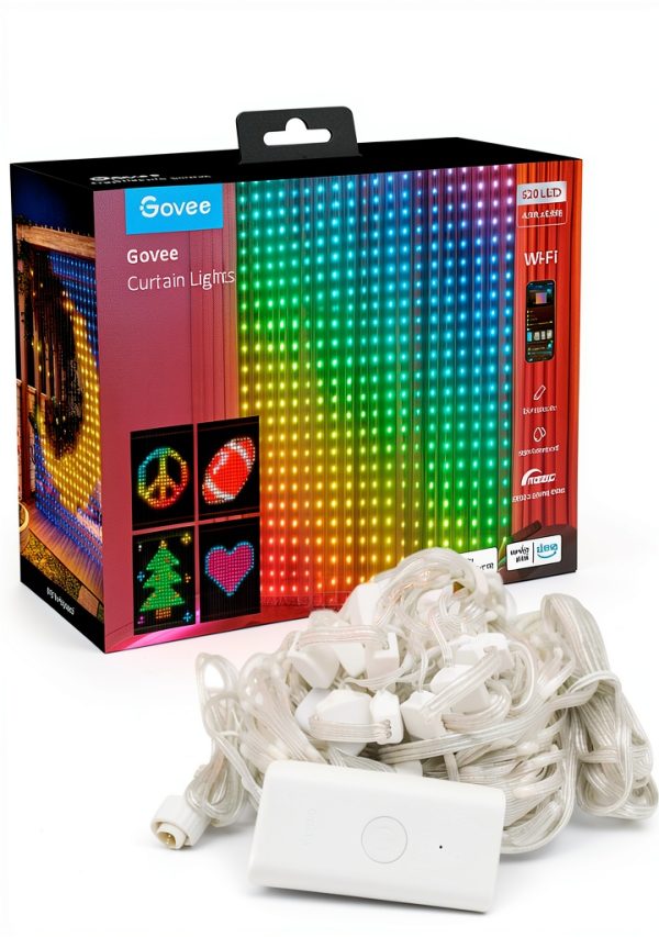 Govee RGBIC Curtain Lights 520 LEDs Dynamic Lighting Effects-20