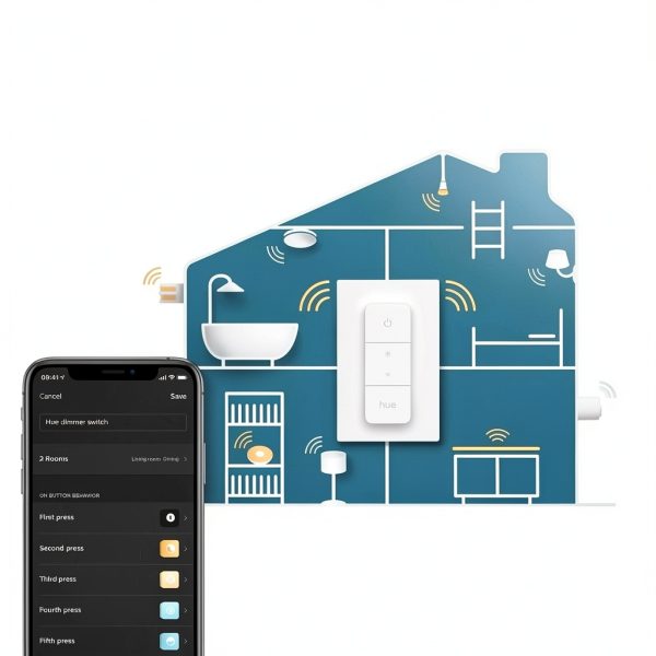 Philips Hue Dimmer Switch Control Smart Lights Scenes-6