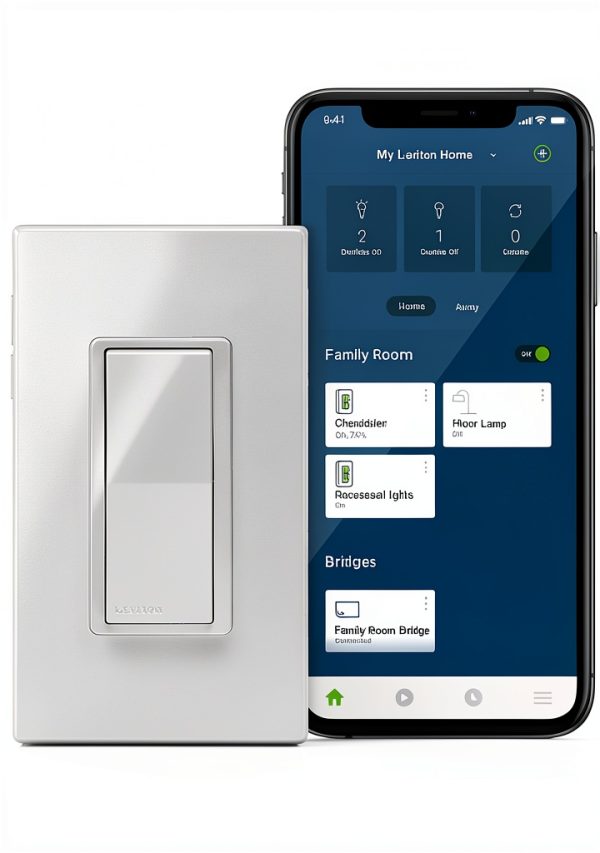 Leviton Decora Smart No-Neutral Switch for Older Homes-1