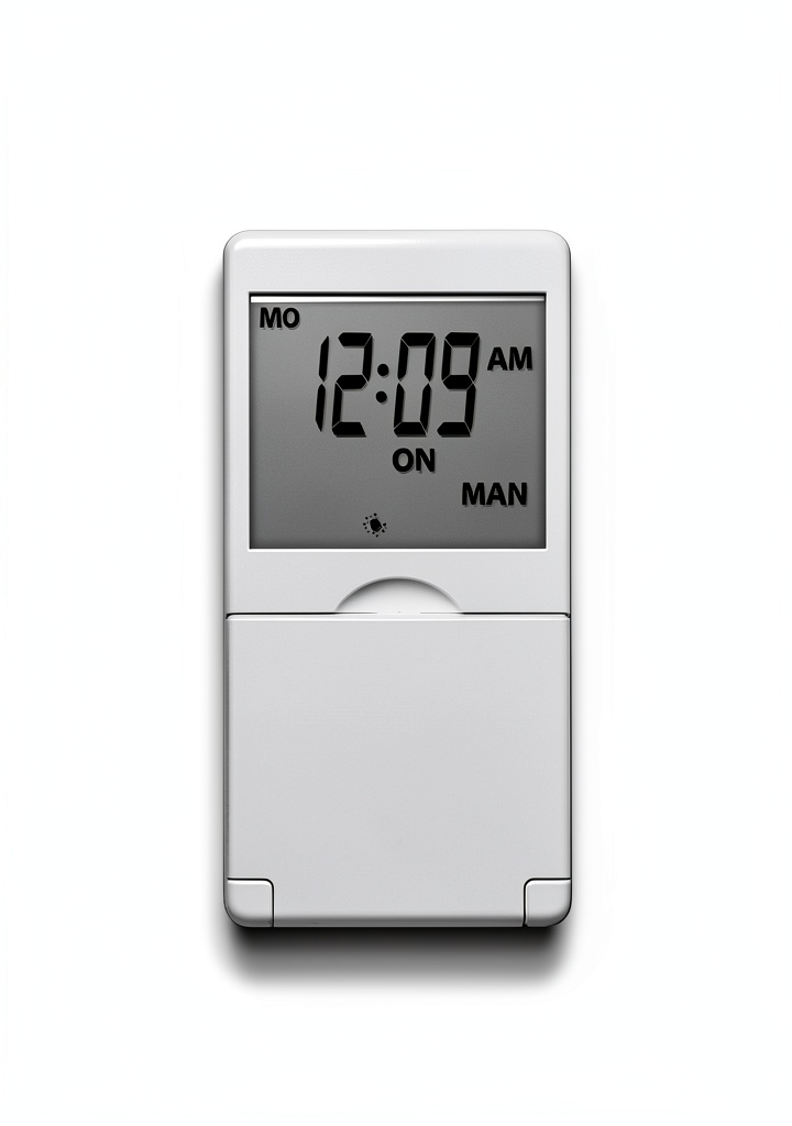 BN-LINK timer switch installed in a standard wall plate