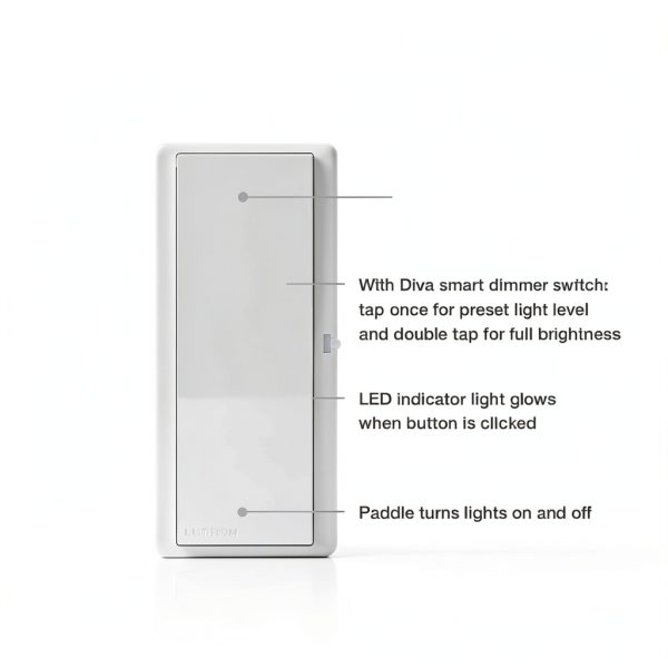Lutron Diva Smart Dimmer Switch Caseta Lighting Control-12