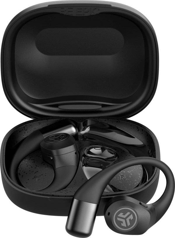 JLab Epic Open Sport Air Conduction Wireless Earbuds Black-1