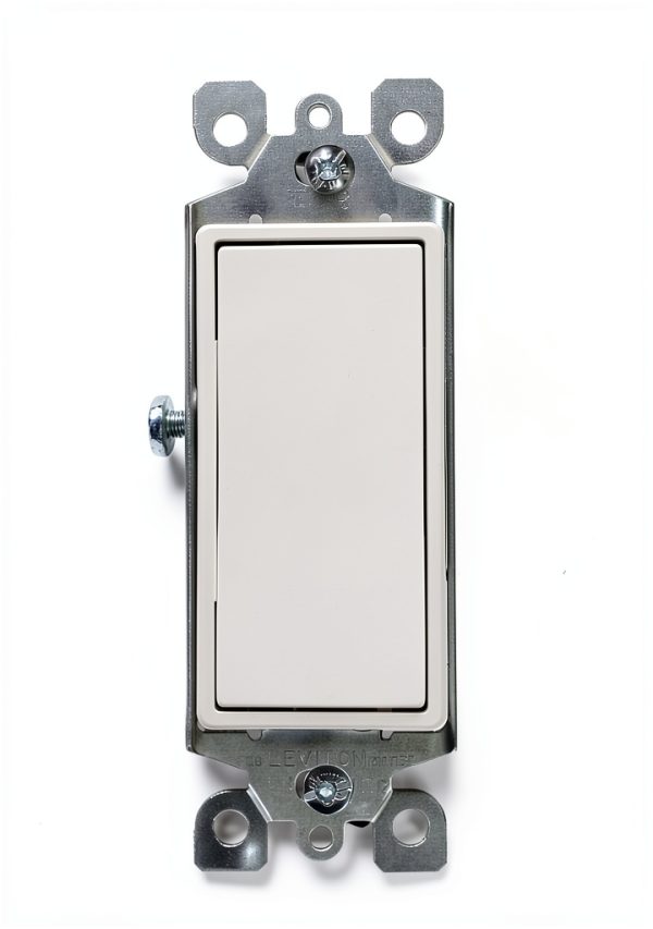 Leviton 15A 3-Way Decora Rocker Switch Dust Resistant-0