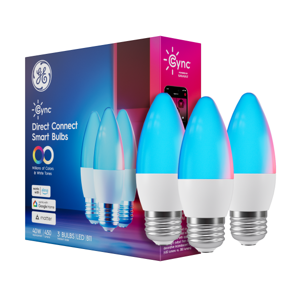 Cync Smart LED Bulb Color Changing Voice Control-0