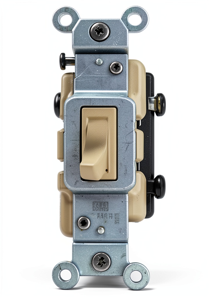 Installing Leviton 3 Way Toggle Switch AC Quiet Sidewire Quickwire on a wooden workbench