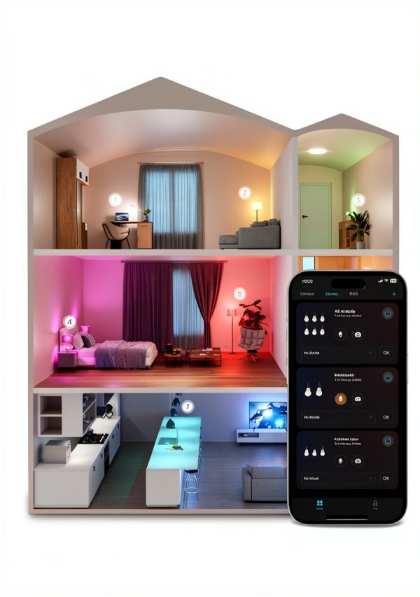 Lepro Smart LED Bulbs Voice Control Color Changing-5
