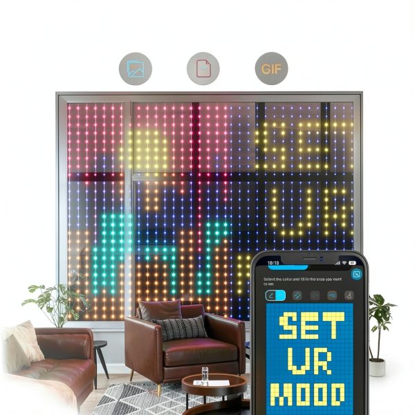Govee RGBIC Curtain Lights 520 LEDs Dynamic Lighting Effects-1