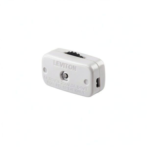 Leviton Rotary Lamp Cord Switch Compact Surface Mount-0