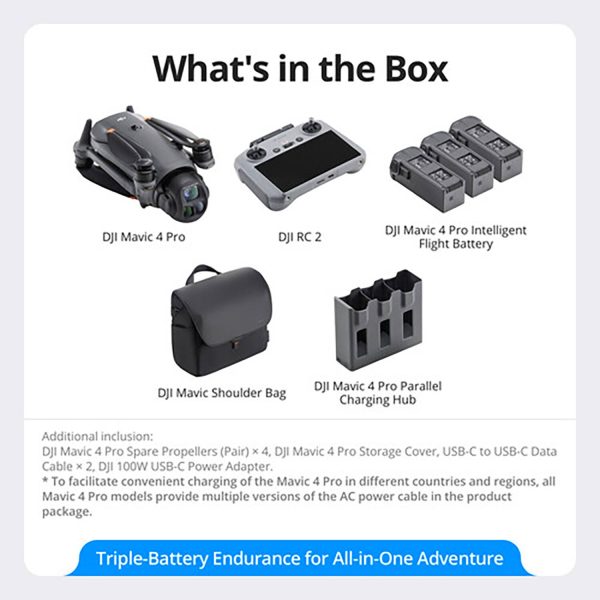 DJI Mavic 4 Pro Drone Triple Camera Fly More Combo-3
