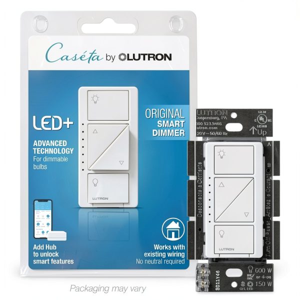 Lutron Caseta Smart Dimmer Switch Wireless Lighting Control-0