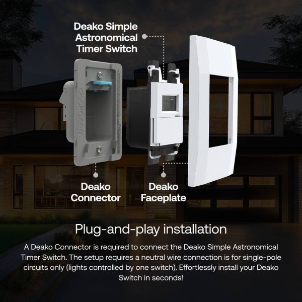 Deako Astronomical Timer Switch Outdoor Lighting Automation-8
