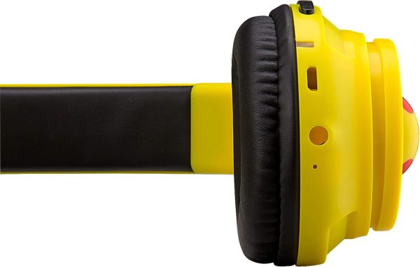 eKids Pokemon Pikachu Wireless Headphones Kids Safe Volume-6
