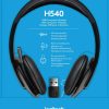 Logitech H540 Wired On Ear Headset Black Noise Canceling-5