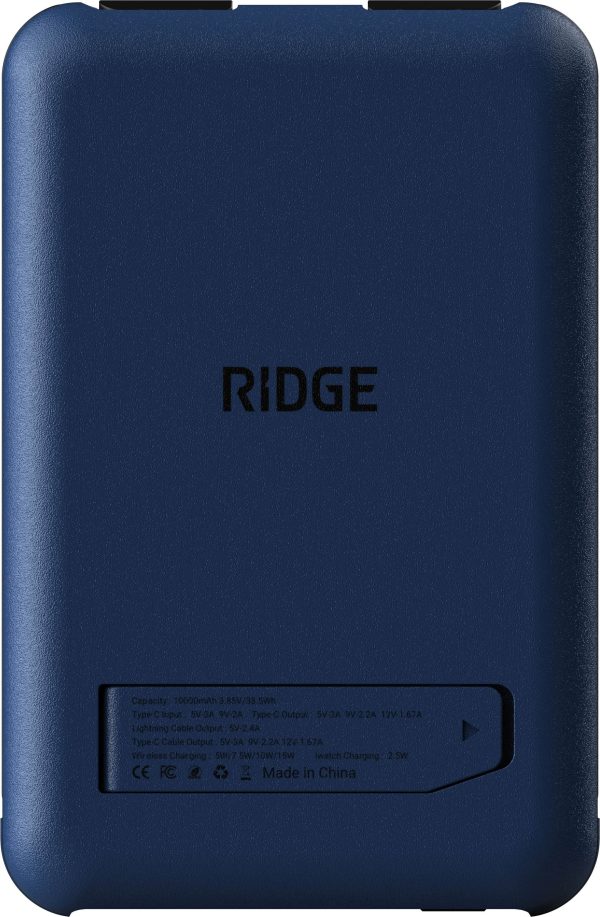 Ridge Magnetic Power Bank 10000mAh MagSafe Wireless Charging-1