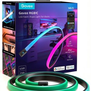 Govee Gaming Neon Rope Light RGBIC Desk Lighting for Gamers-0