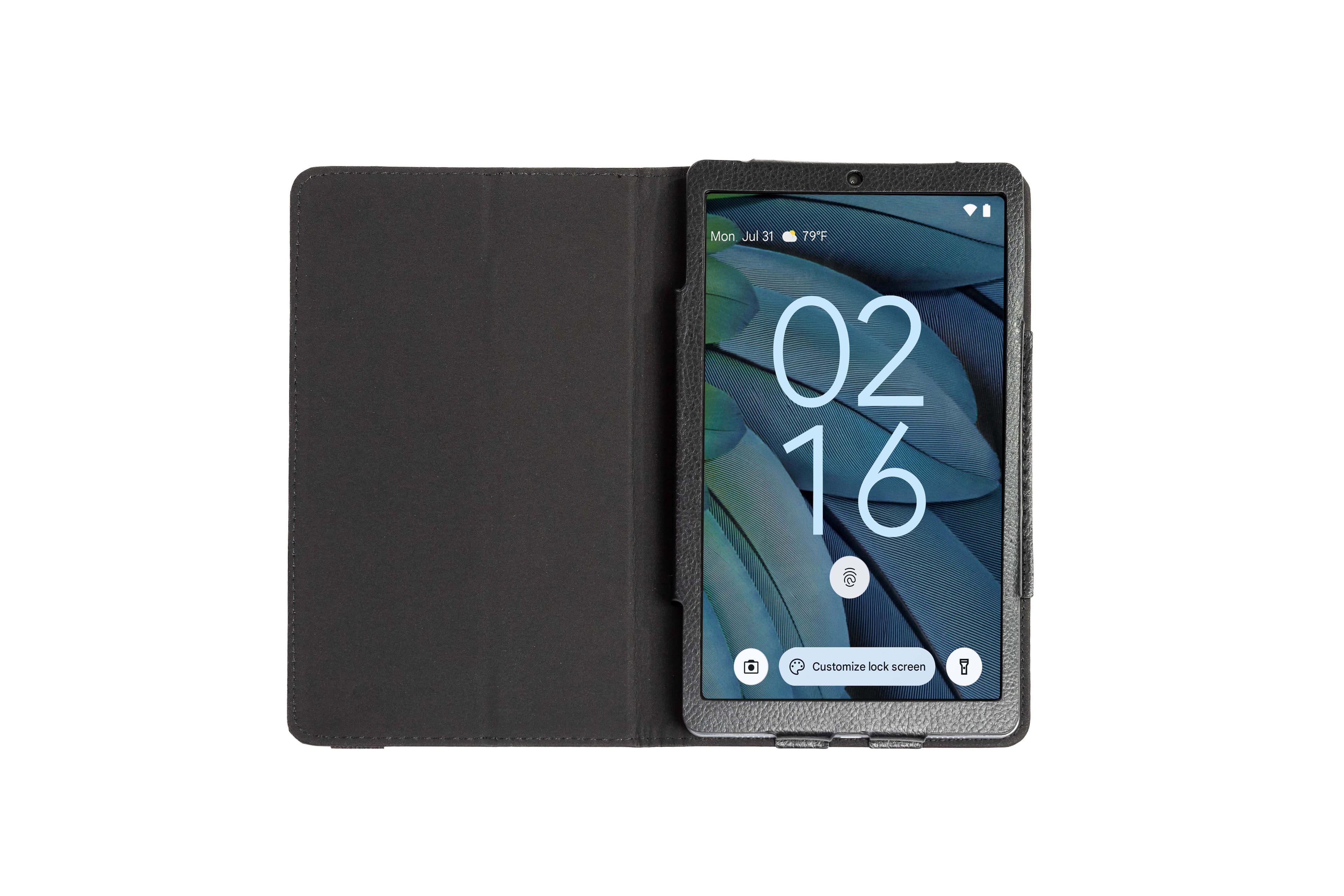 RCA 8-inch tablet displaying a streaming app on its HD screen