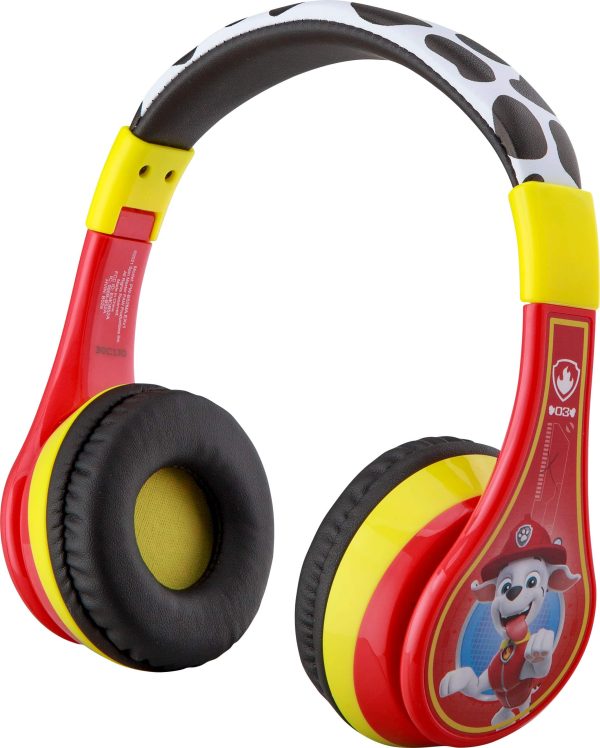 eKids Paw Patrol Marshall Bluetooth Headphones Rechargeable-1