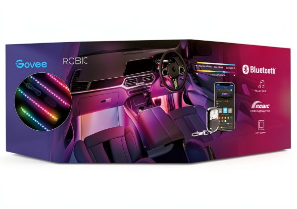 Pavo RGBIC LED Strip Lights Waterproof Bright Car Interior-7