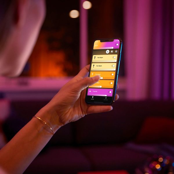 Philips Hue 75W A19 Starter Kit White Color Ambiance-3