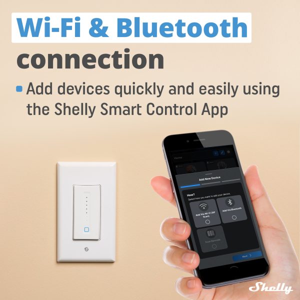 Shelly Plus Wall Dimmer Wi-Fi Smart Lighting Control-4