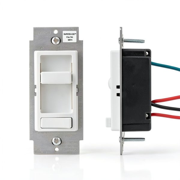 Lutron SureSlide Dimmer Switch LED Dimmable Slider 6674-7