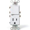Decora Switch Receptacle Combo Space Saving Modern Design-1