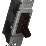 Leviton Framed Grounded Toggle Switch Brown Cafe 15A-0