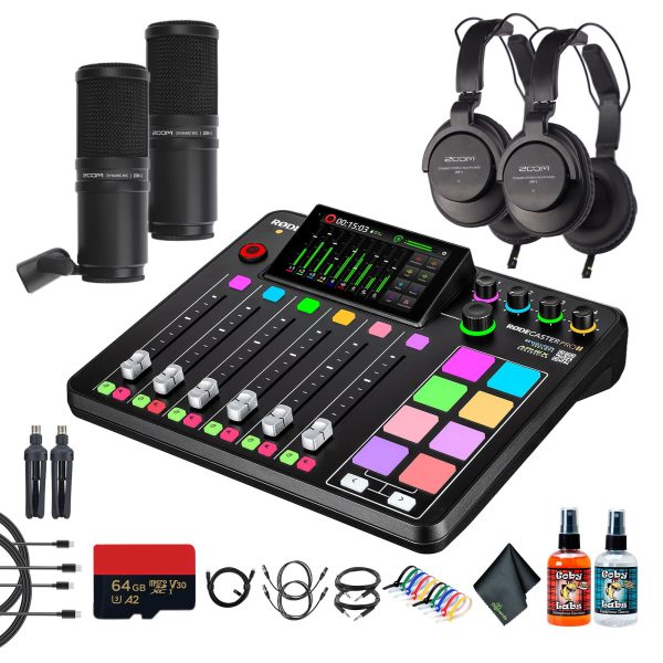 RODE RODECaster Pro II Bundle Podcasting Audio Console-0
