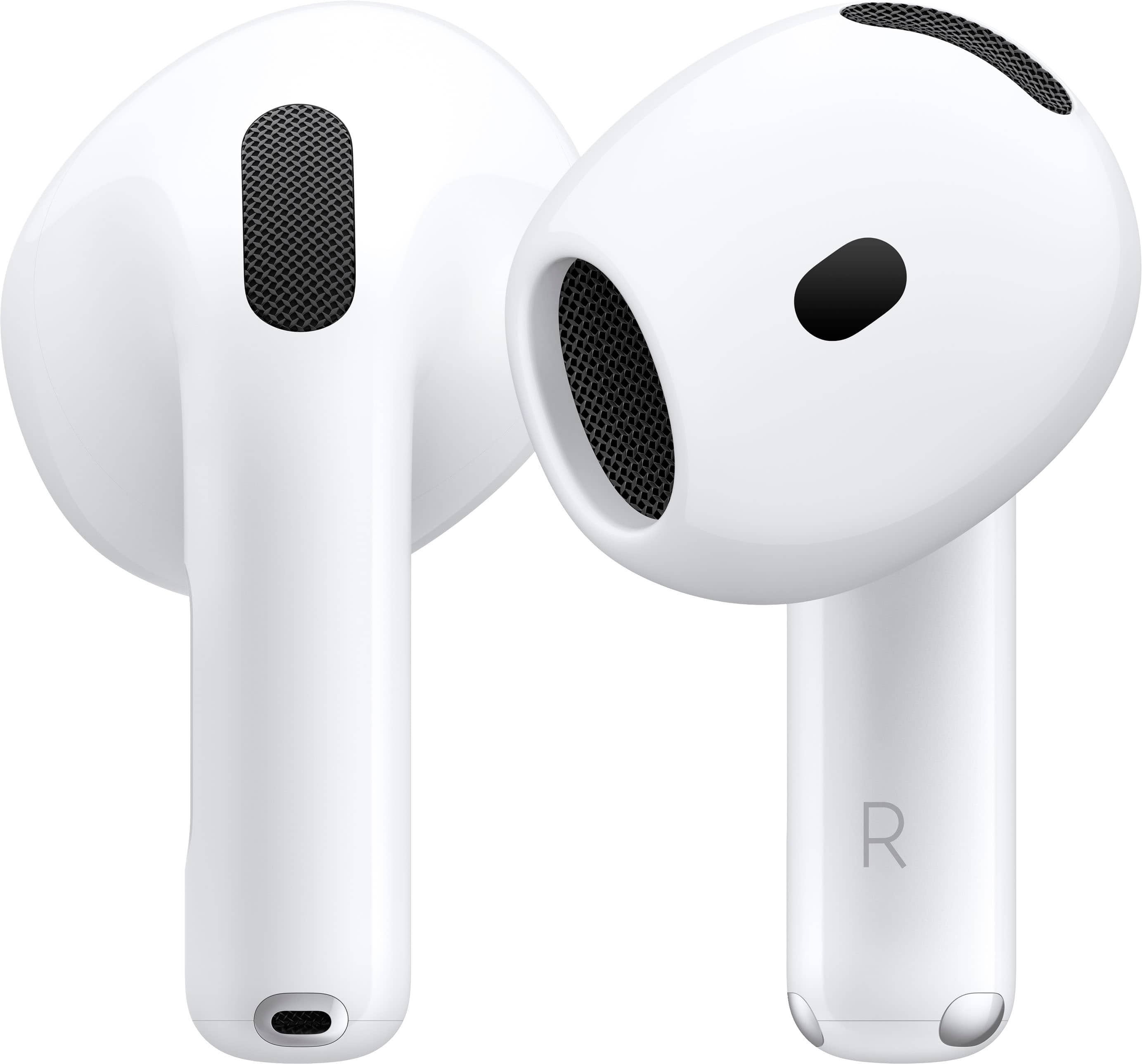 Apple AirPods 4 in white with charging case