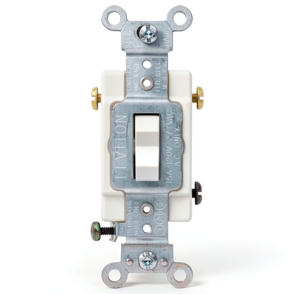 Leviton Toggle Switch Commercial Grade 3 Way 15A 120V-0