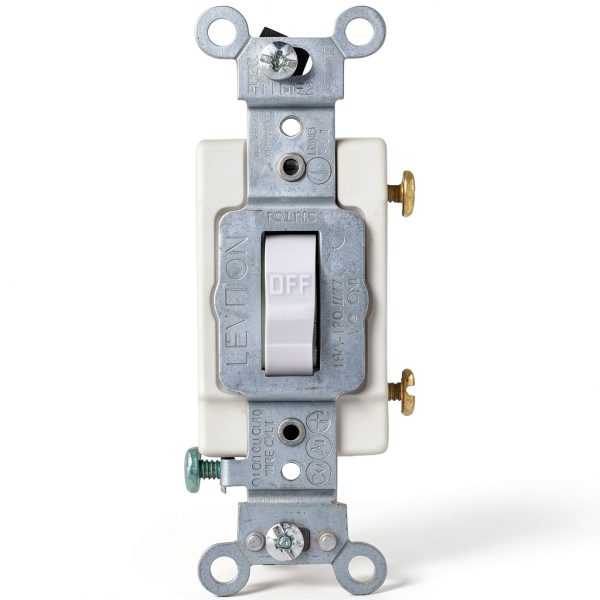 Leviton Commercial Toggle Switch Quiet Action 20 Amp-0