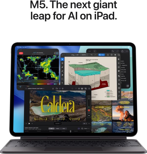 Apple iPad Pro M5 Chip OLED Display Silver Unlocked-3