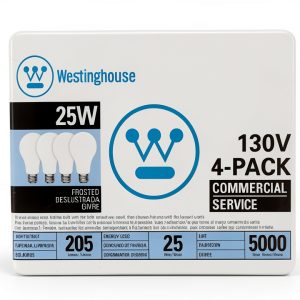 Westinghouse A19 Incandescent Bulb Dimmable White 4 Pack-0