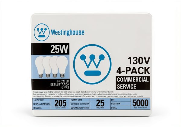 Westinghouse A19 Incandescent Bulb Dimmable White 4 Pack-0
