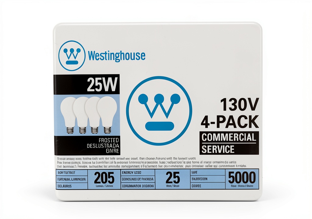 Westinghouse A19 bulb illuminating a cozy living room