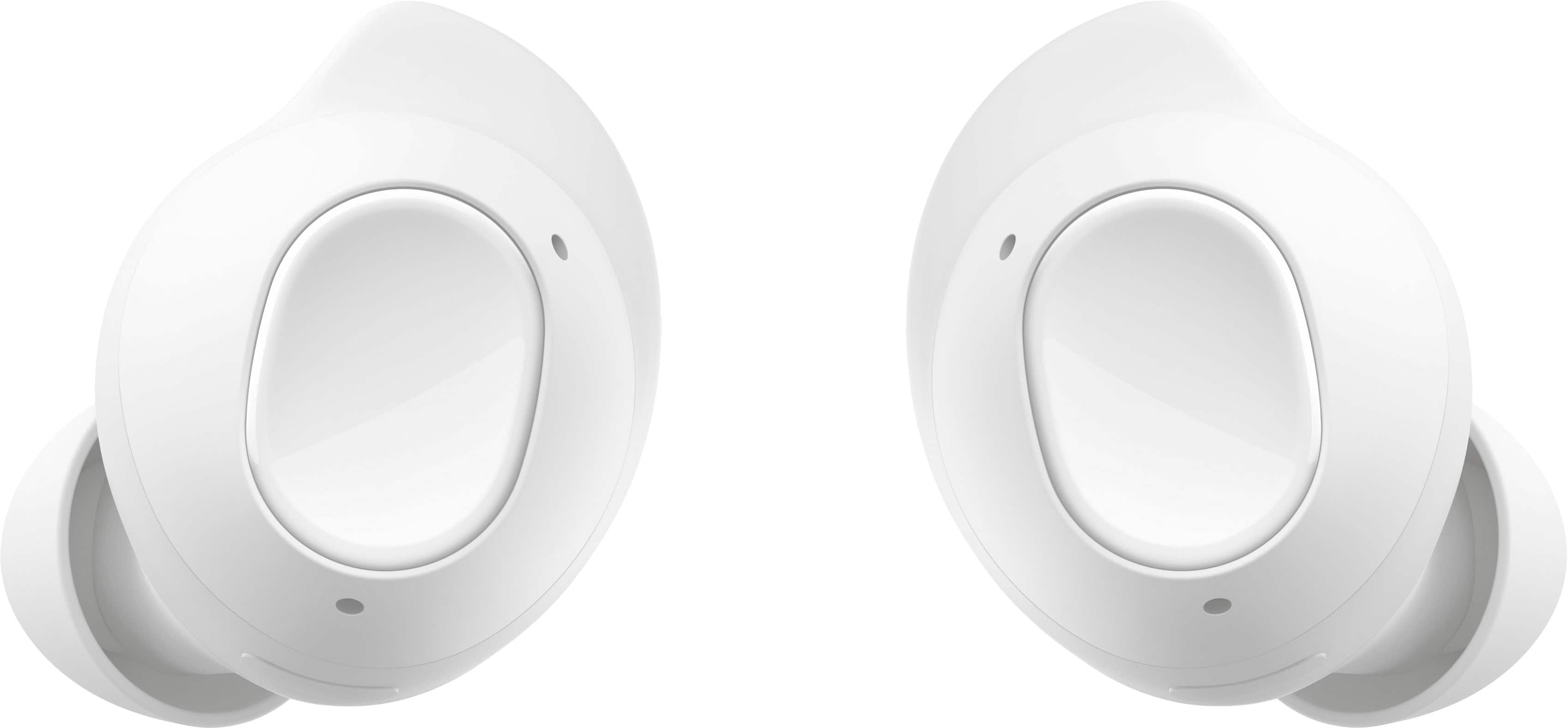 Samsung Galaxy Buds FE wireless earbuds in Graphite and White colors