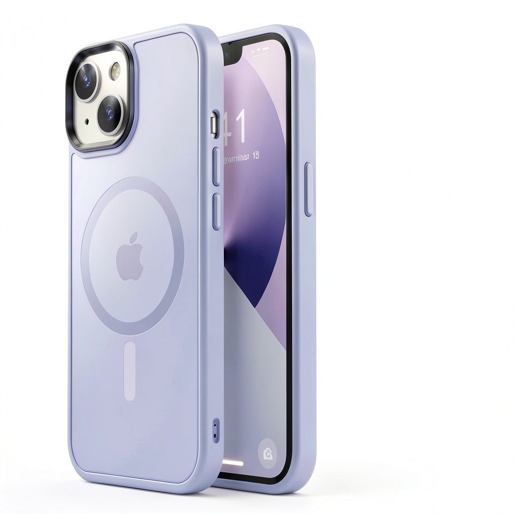 Entronix iPhone 13 case and accessories displayed on a clean background
