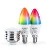 XODO Smart Wi Fi Candelabra LED Bulbs App Voice Control-2