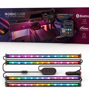 Pavo RGBIC LED Strip Lights Waterproof Bright Car Interior-0