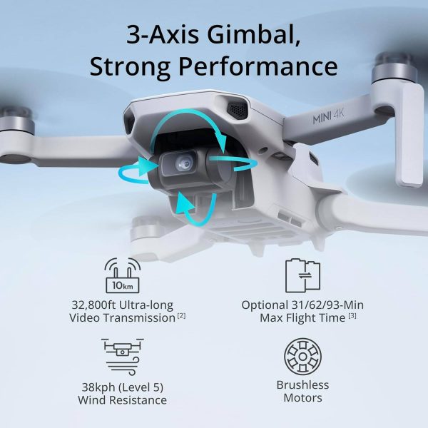 DJI Mini 4K Drone Quadcopter with RC N1 Remote Bundle-5