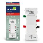 Leviton 3 Way Switch Fast Wiring Color Coded Levers-0