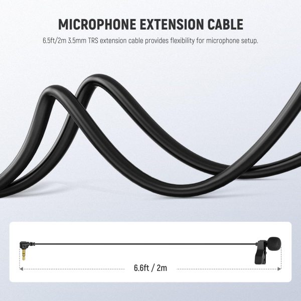 Neewer Mini Lavalier Microphone Omnidirectional Clip On-6
