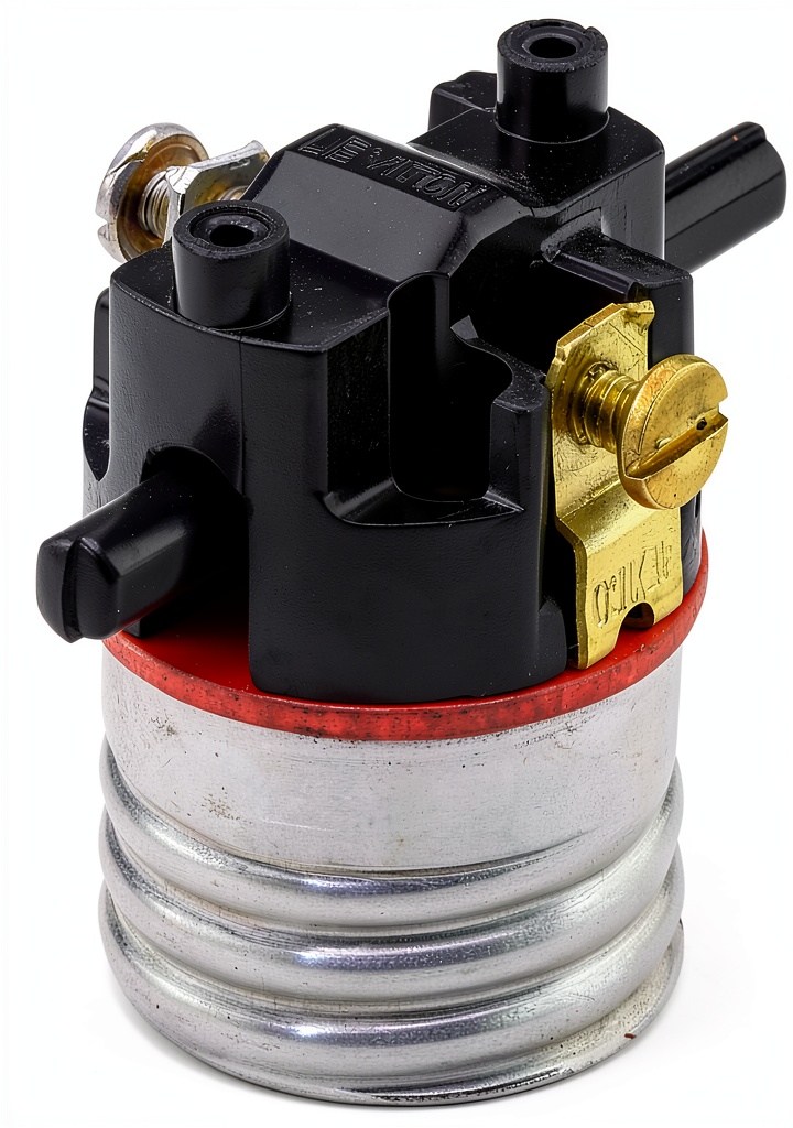 'Leviton 7080-M lampholder installed in a ceiling fixture'
