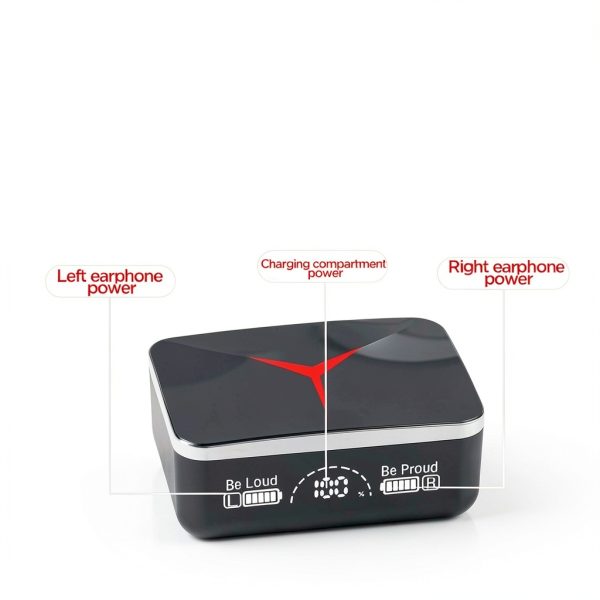 Cluzine Bluetooth 5.3 Wireless Earbuds Power Bank Case-1