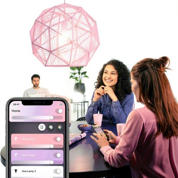 Philips Hue Smart LED Bulb Multicolor Bluetooth A19-2